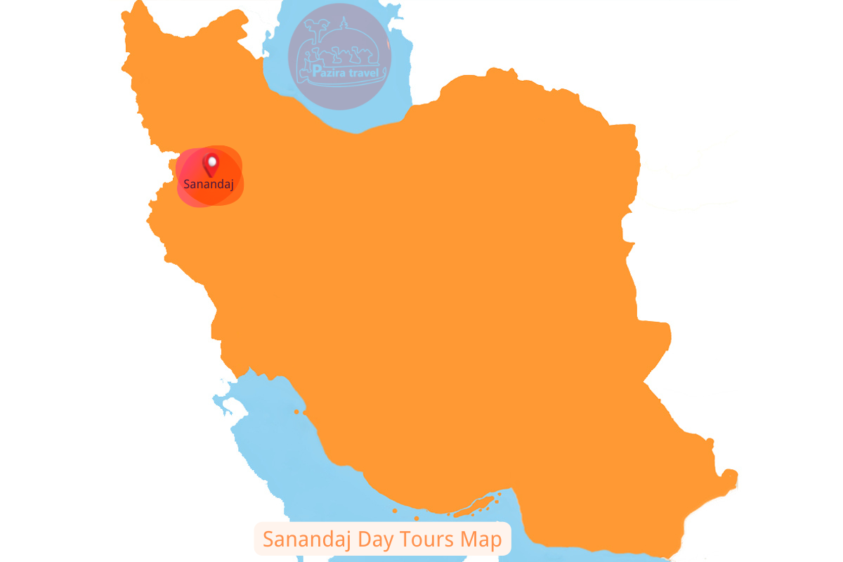 Explore Sanandaj trip route on the map!